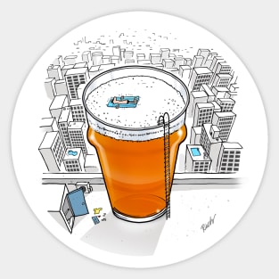 Ahhhh...beer. Sticker